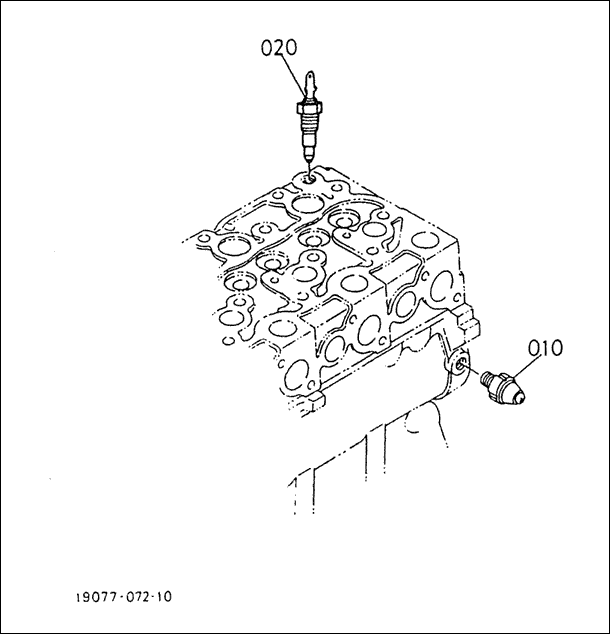 E-406 - OIL SWITCH/THERMOMETER AND PLUG