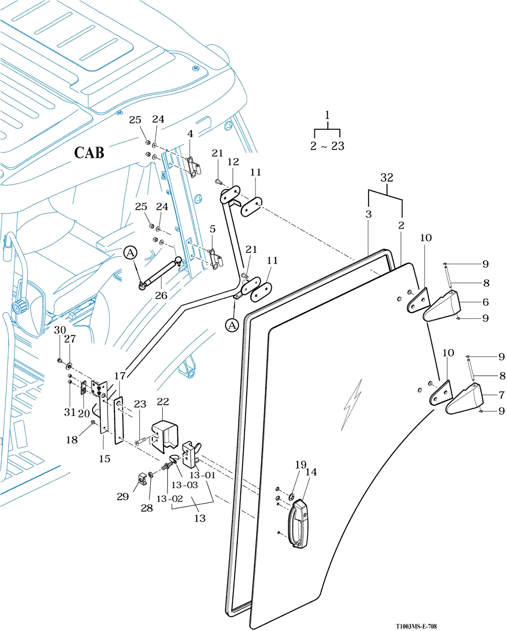 708 - DOOR-LH