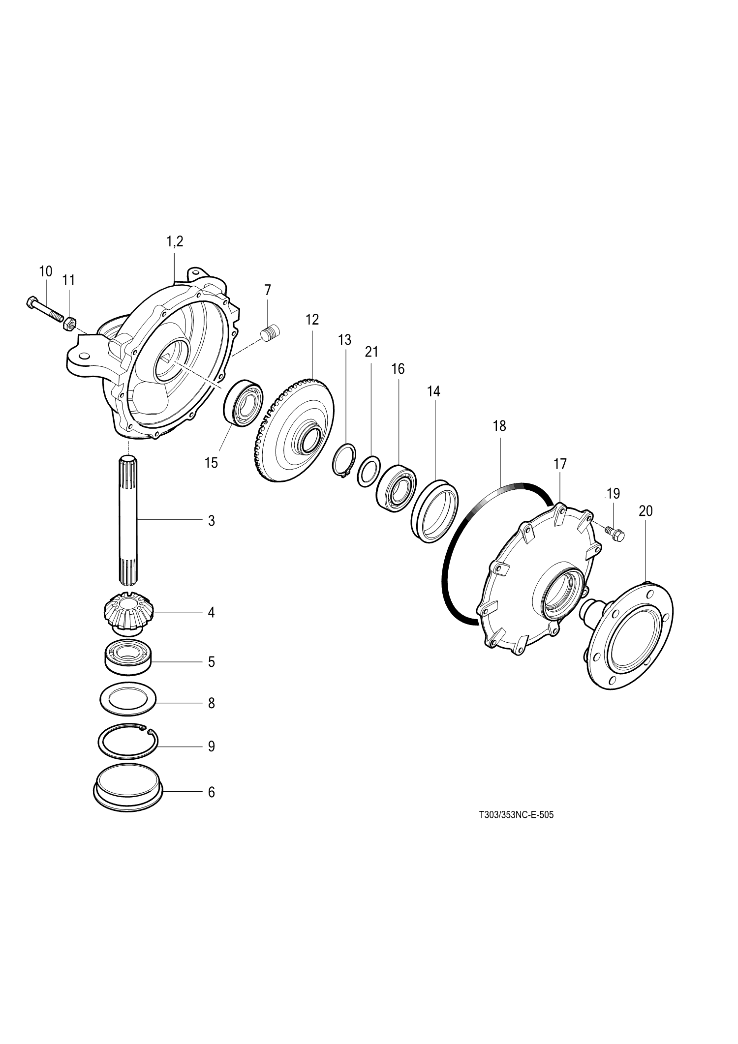 505 - FRONT GEAR CASE (2)