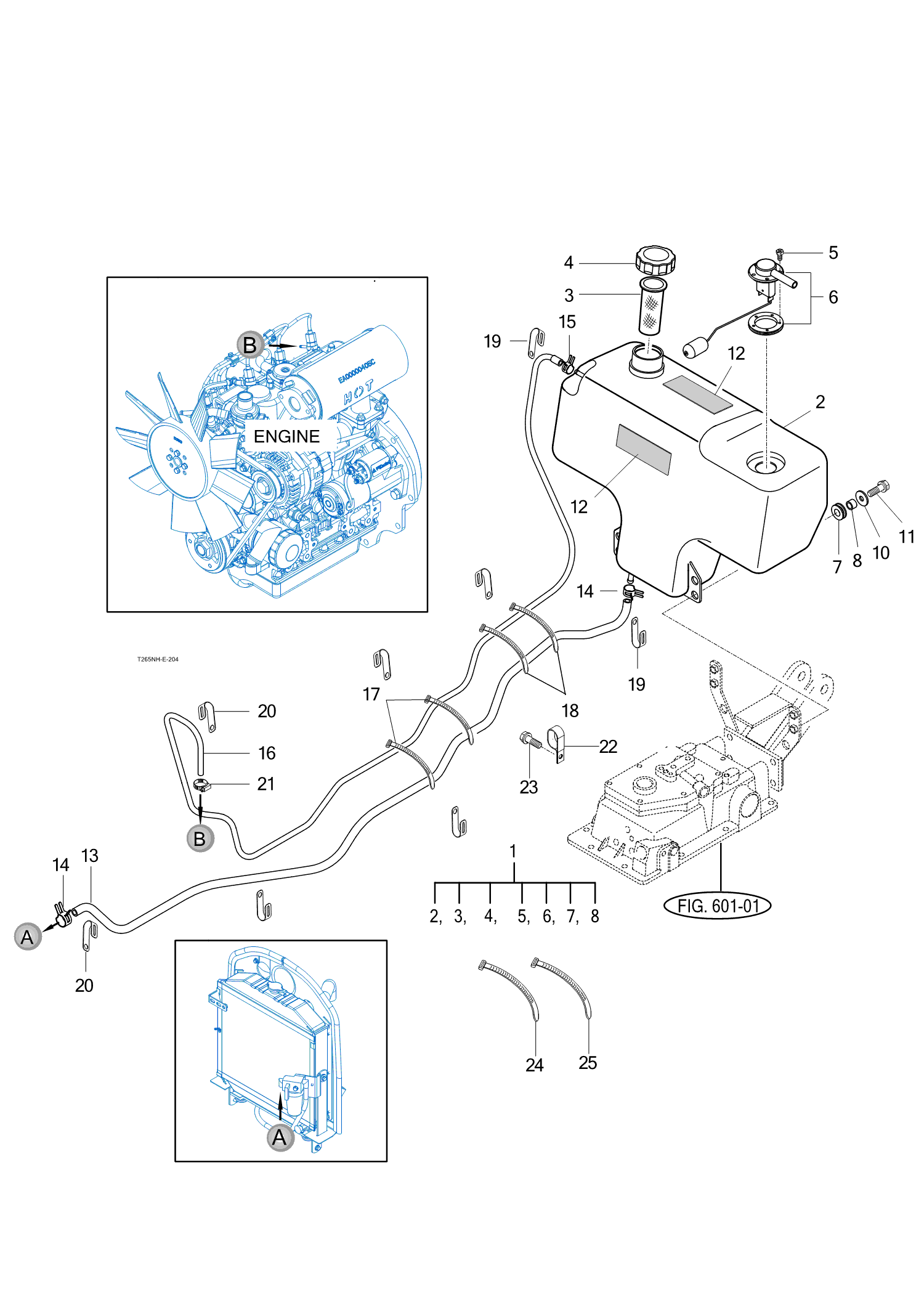204 - FUEL TANK & FUEL LINE