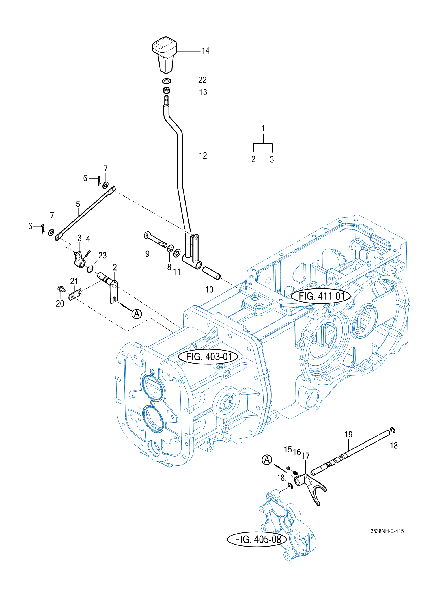 415 - SUB CHANGE LEVER