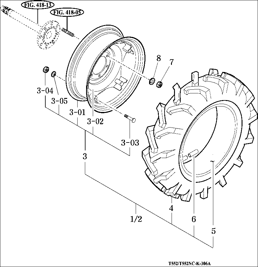 306 - REAR WHEEL