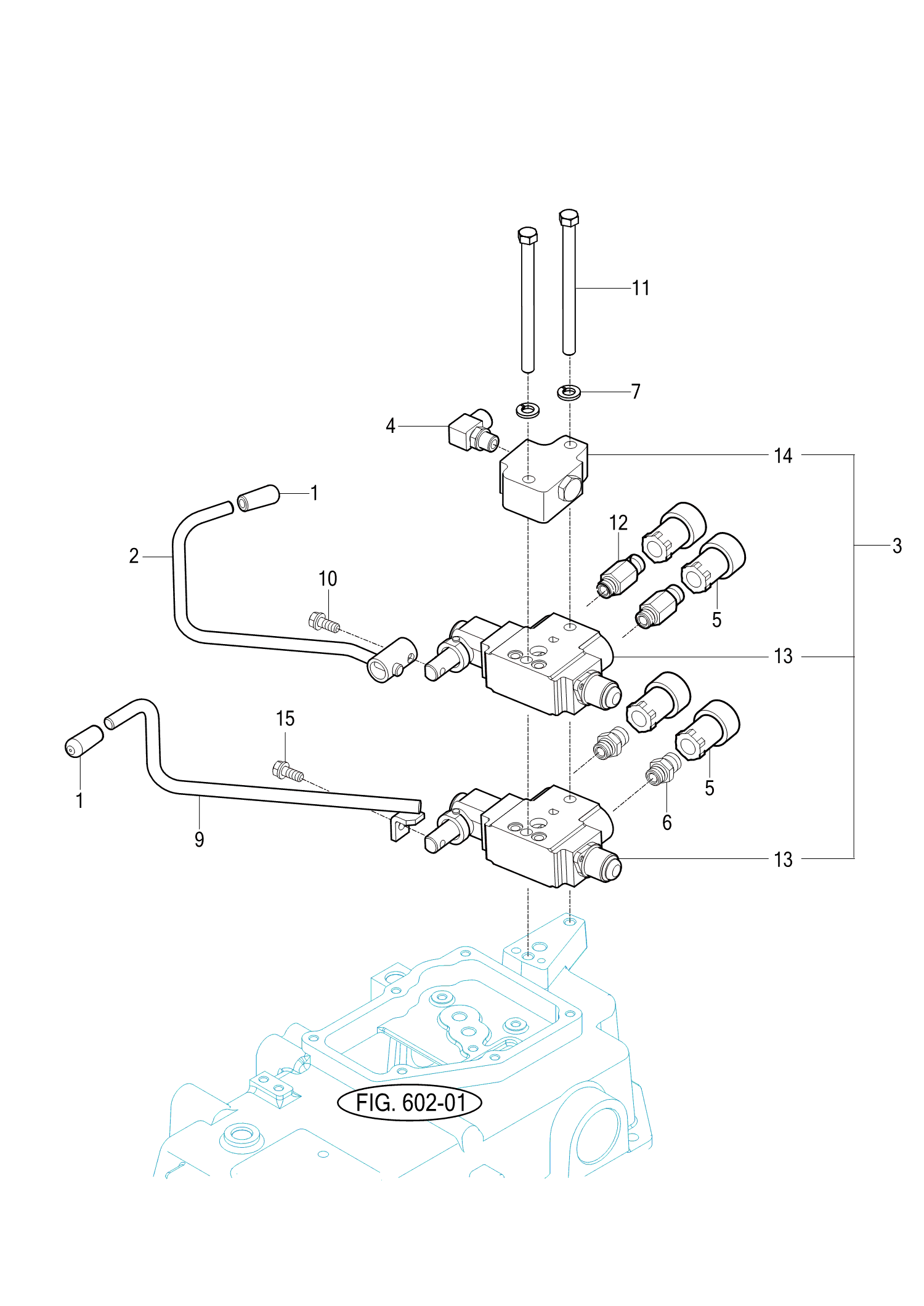 611 - EXTERIOR HYD. VALVE