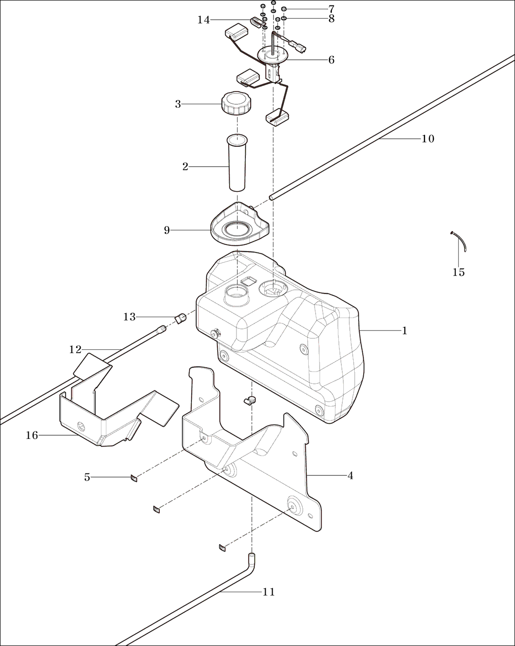 204 - FUEL TANK & FUEL LINE