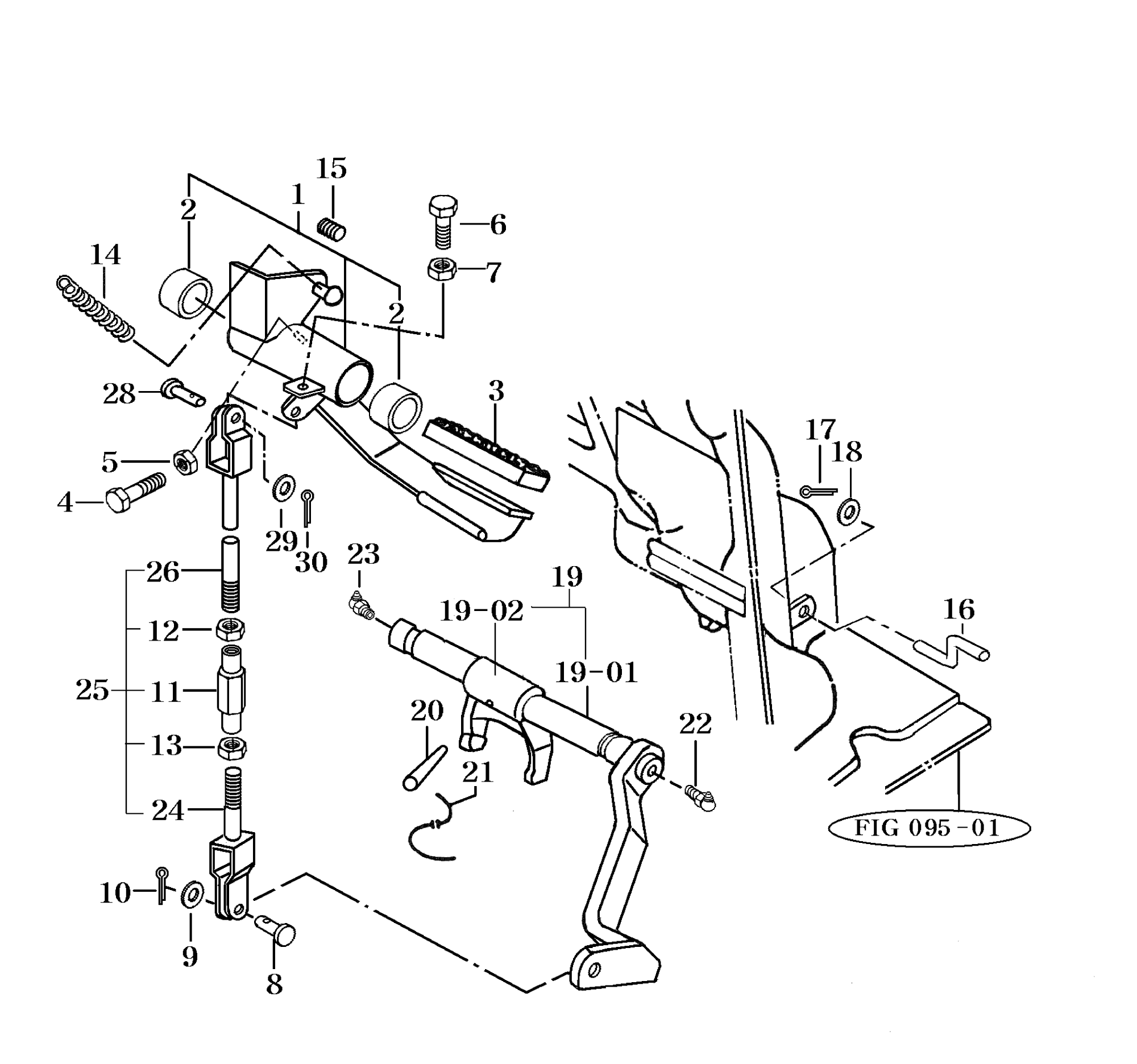 030 - CLUTCH PEDAL