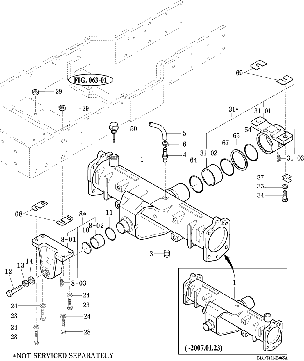 065 - FRONT AXLE HOUSING