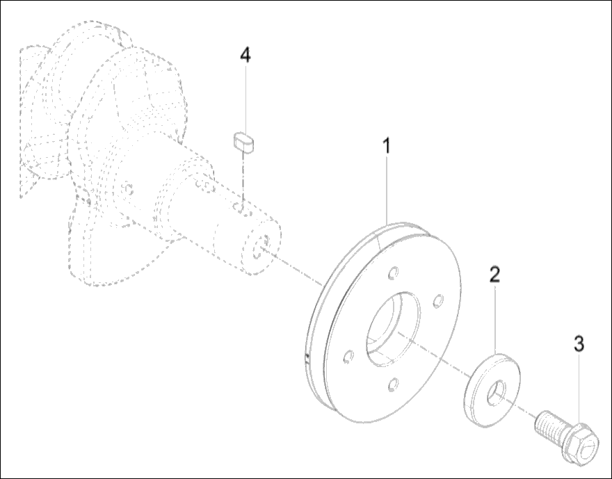 128 - CRANKSHAFT PULLEY