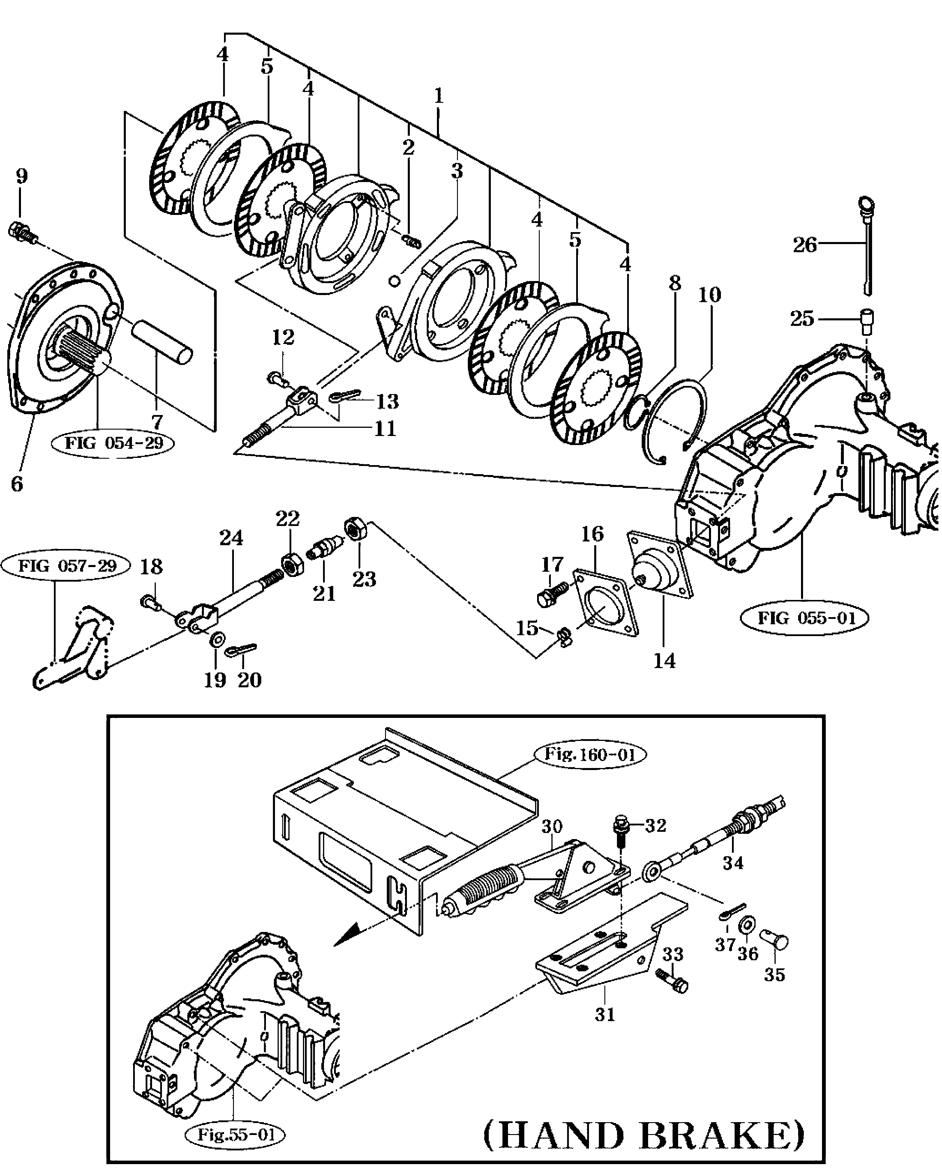 056 - BRAKE & HAND BRAKE