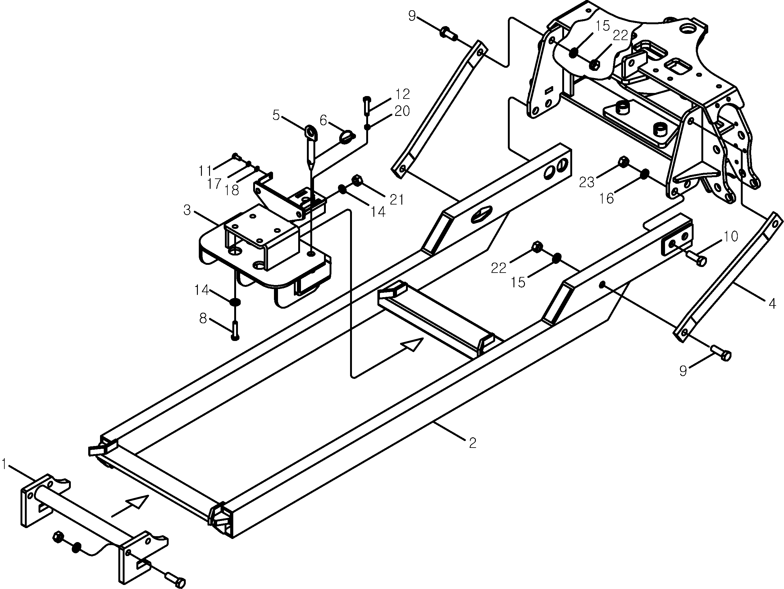 020 - T330HST SUB. FRAME