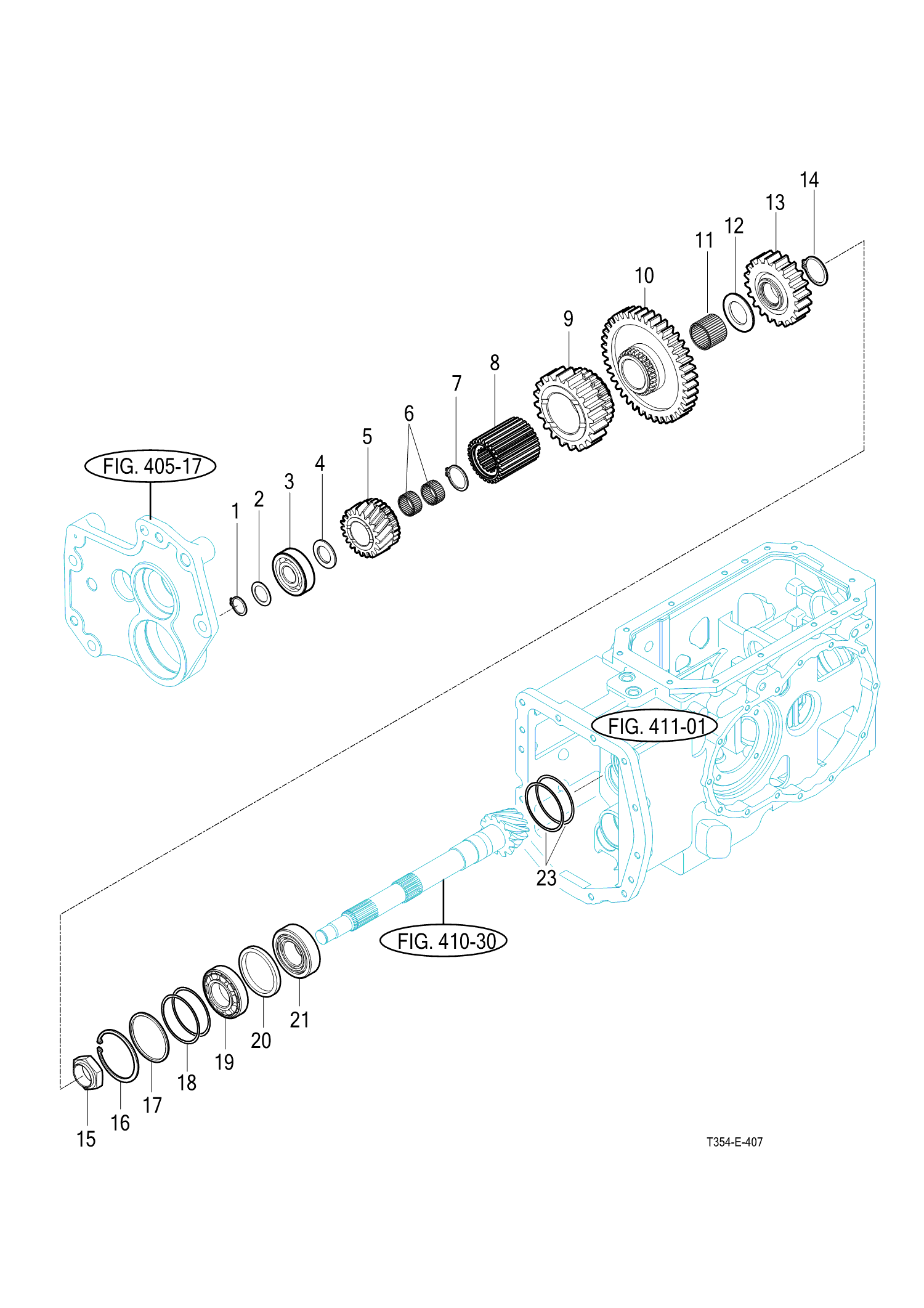 407 - PINION GEARS