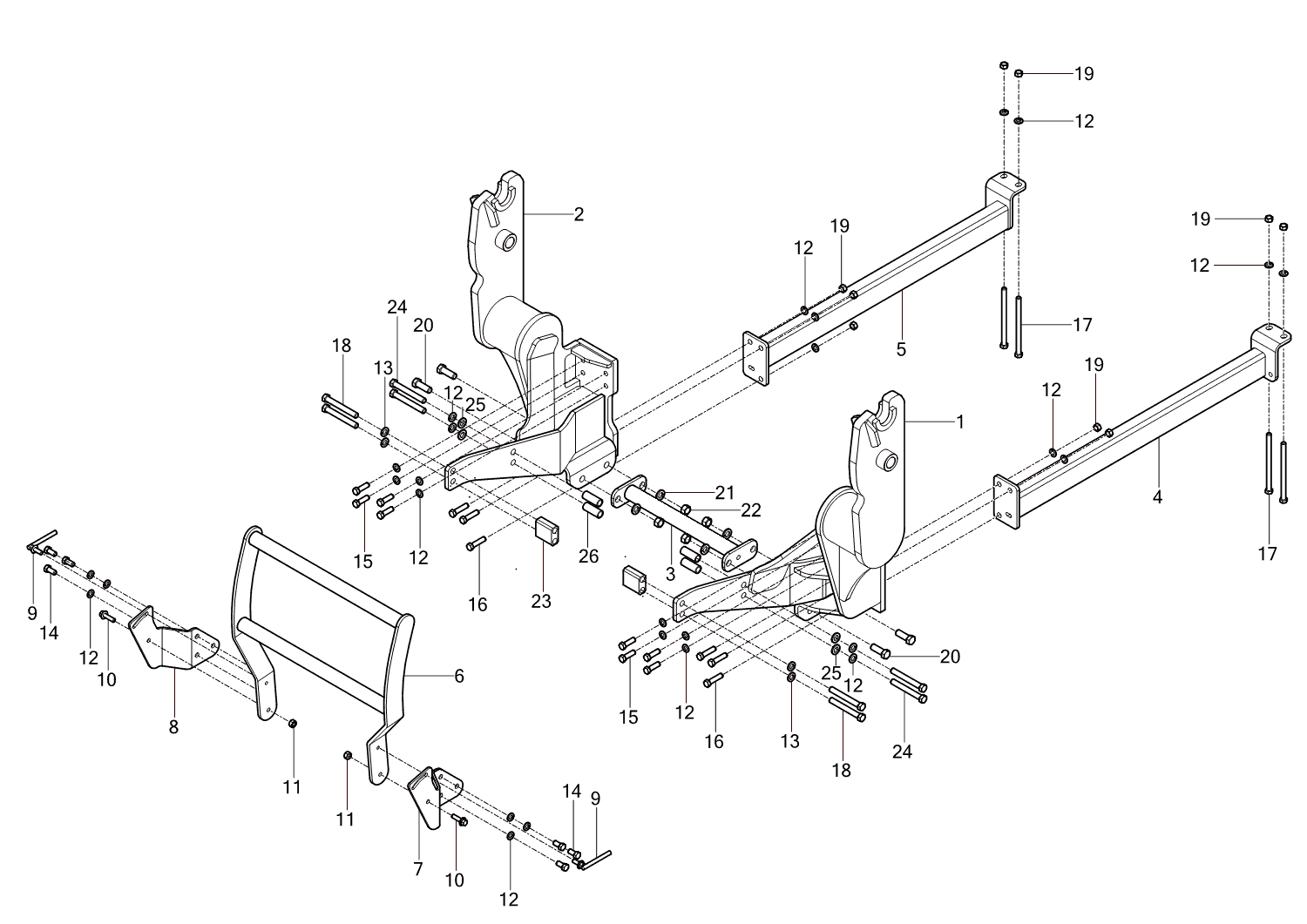 003 - MOUNTING FRAME ASS'Y