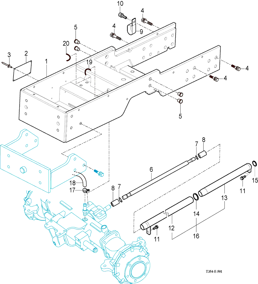 501 - FRONT AXLE BRACKET