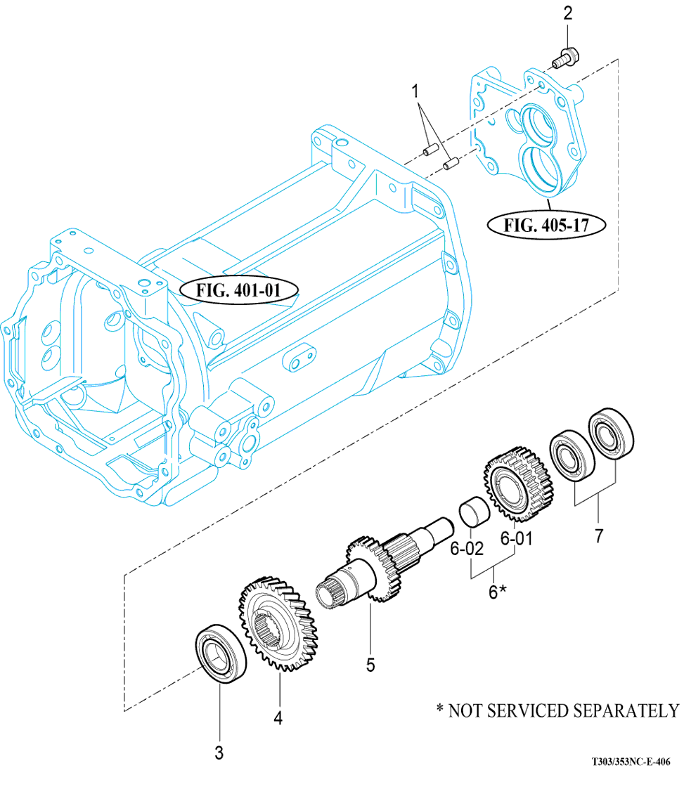 406 - SUB CHANGE GEARS