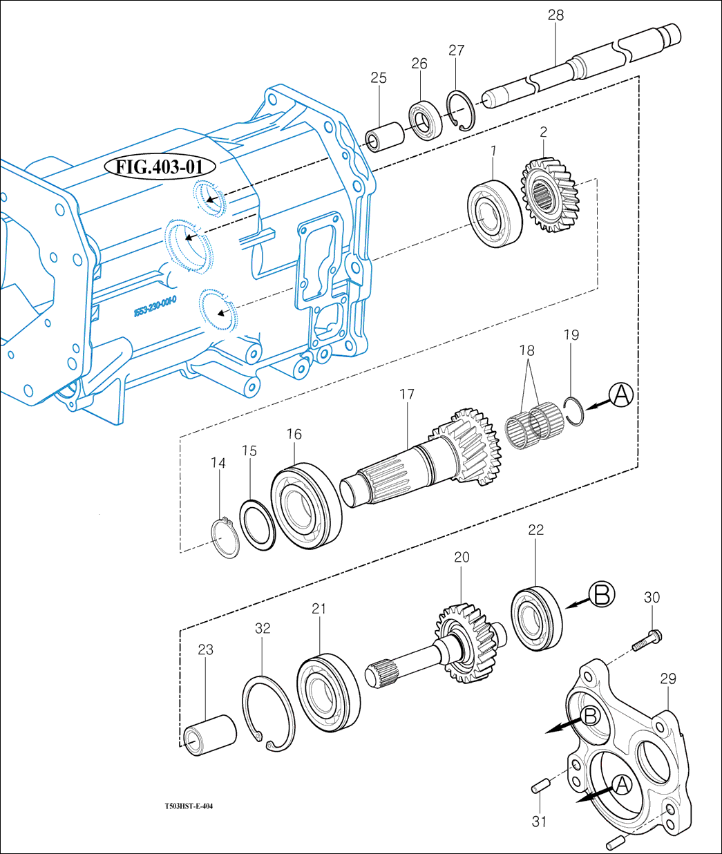 404 - TRANSSTER GEARS SET