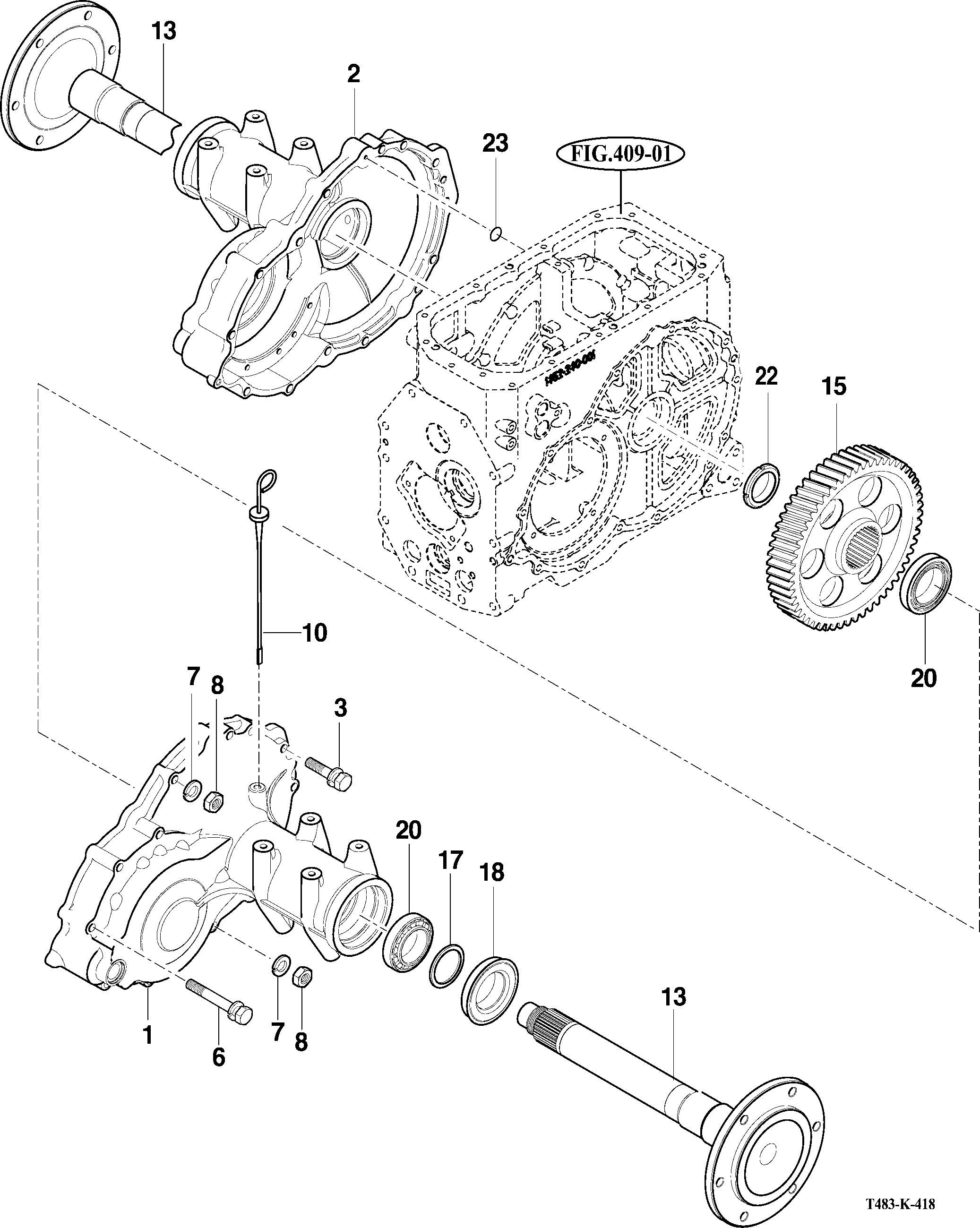 418 - REAR AXLE & HOUSINGS