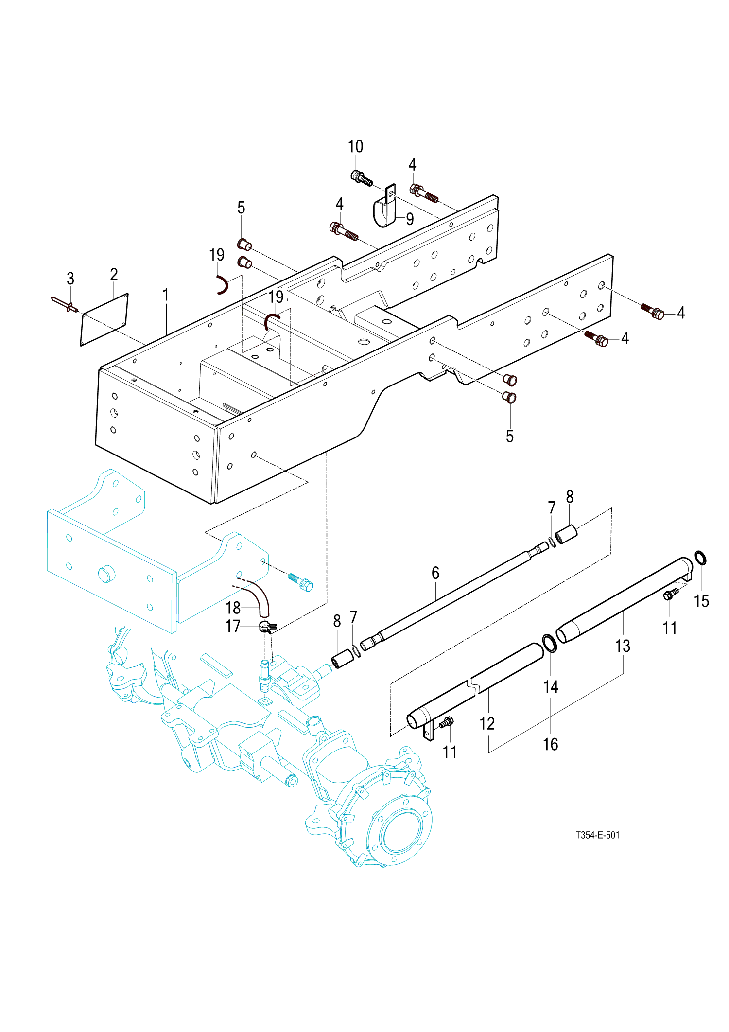 501 - FRONT AXLE BRACKET
