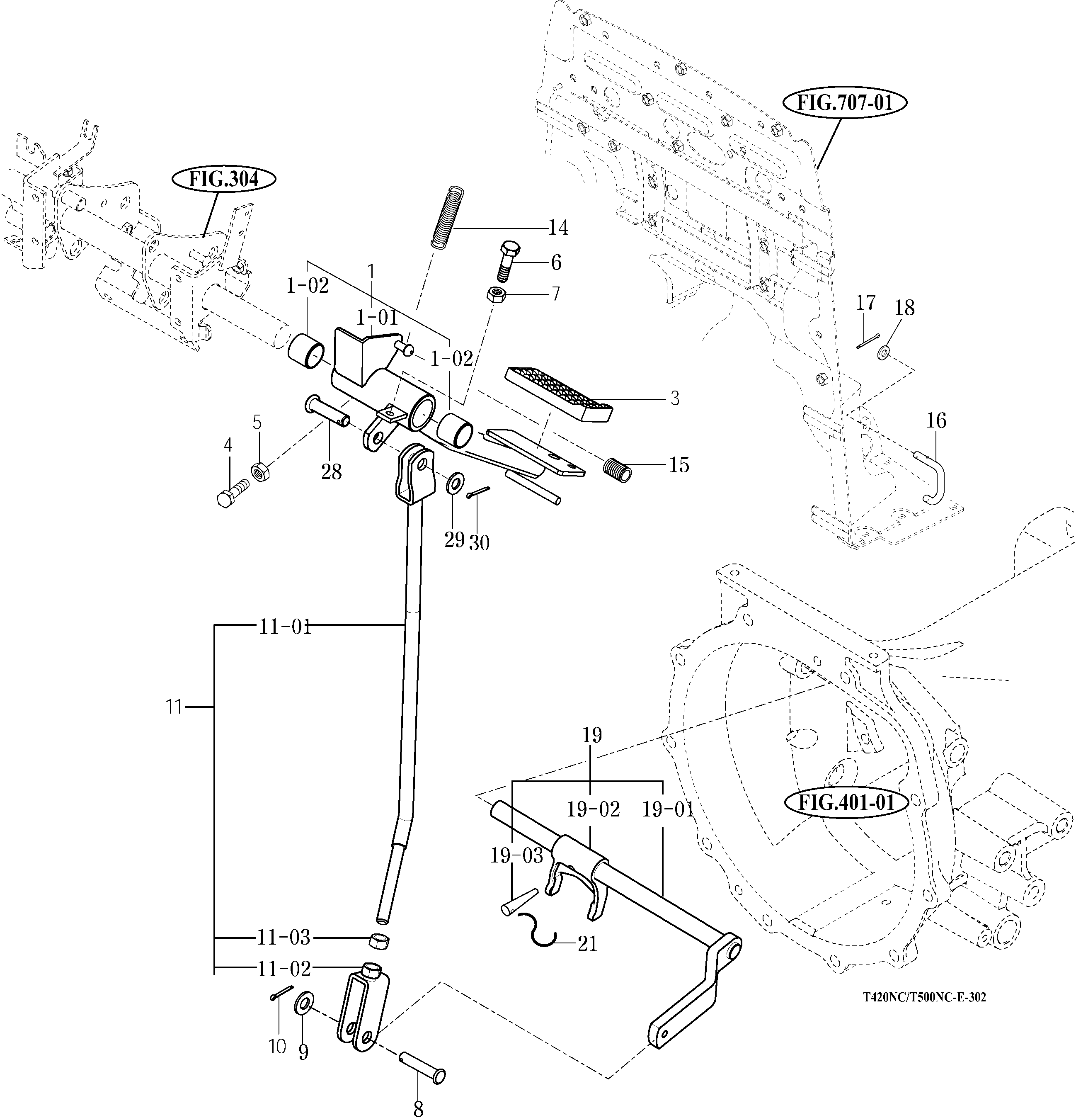 302 - CLUTCH PEDAL