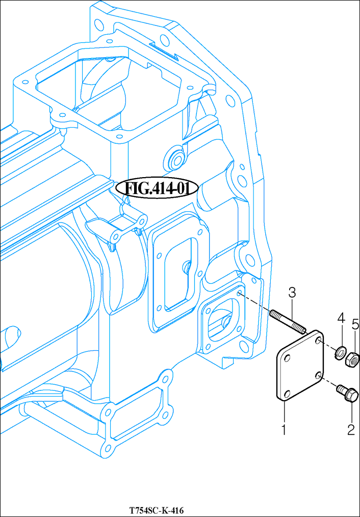 416 - 4WD CHANGE LEVER