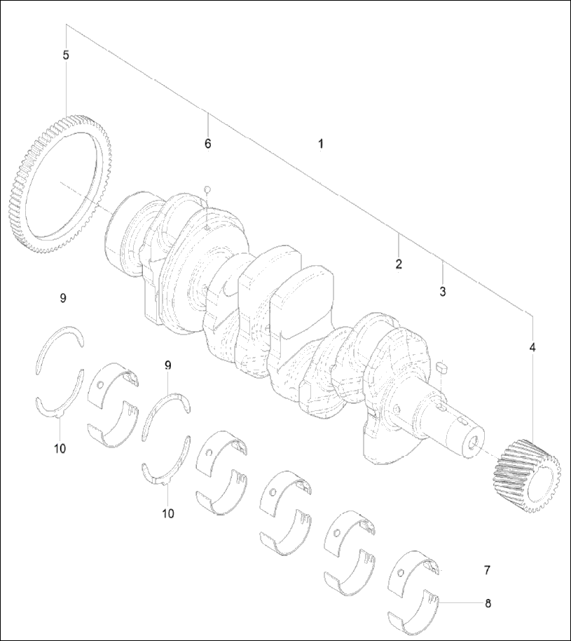 103 - CRANK SHAFT 103 - CRANK SHAFT