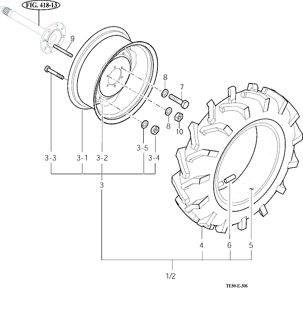 306 - REAR WHEEL