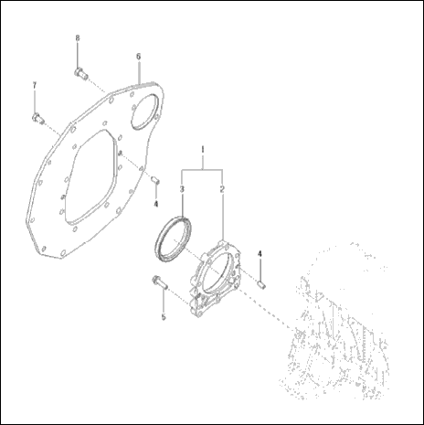 131 - FLYWHEEL HOUSING