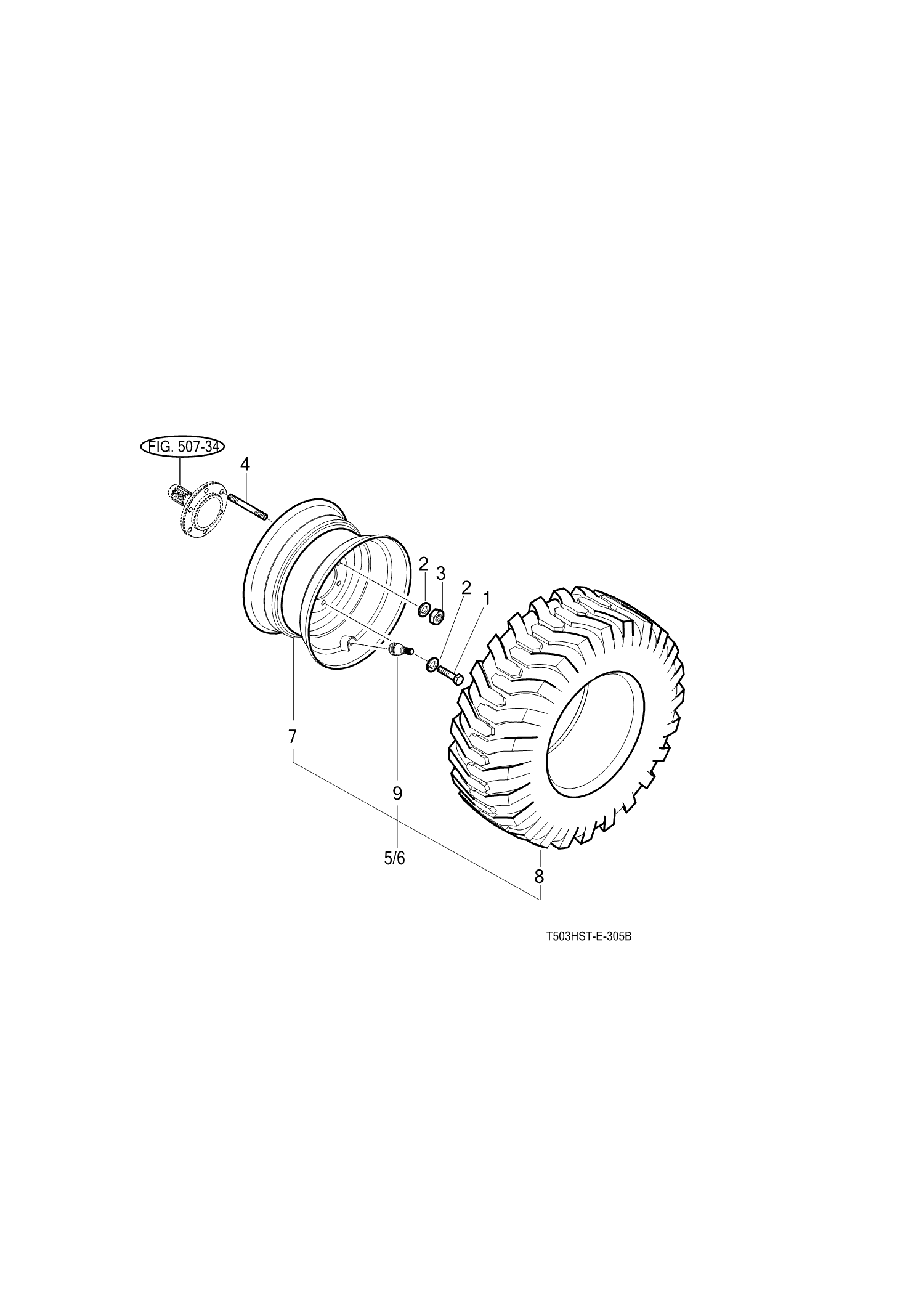 305B - FRONT WHEEL (R4 OPTION)