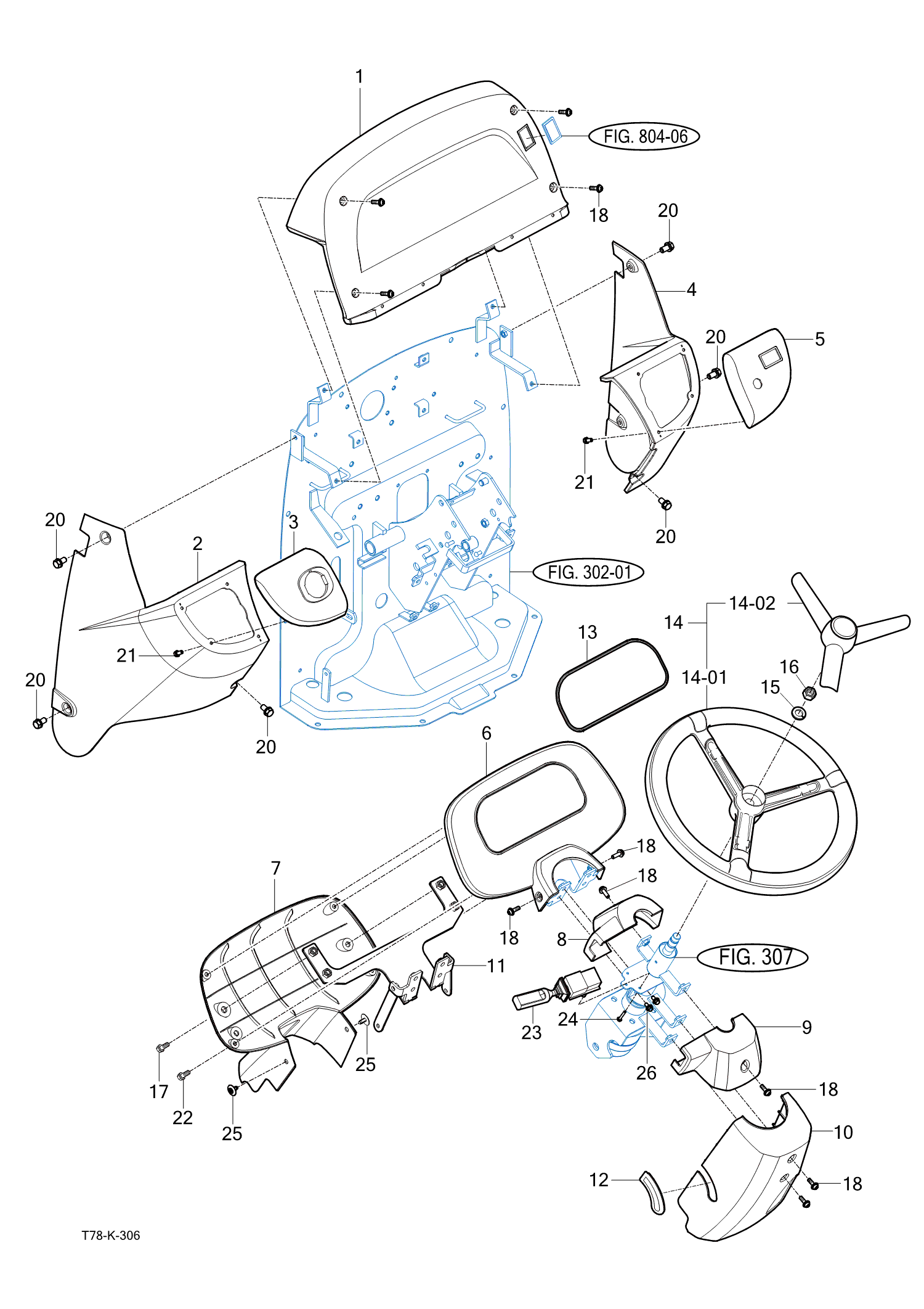 306 - POWER STEERING WHEEL