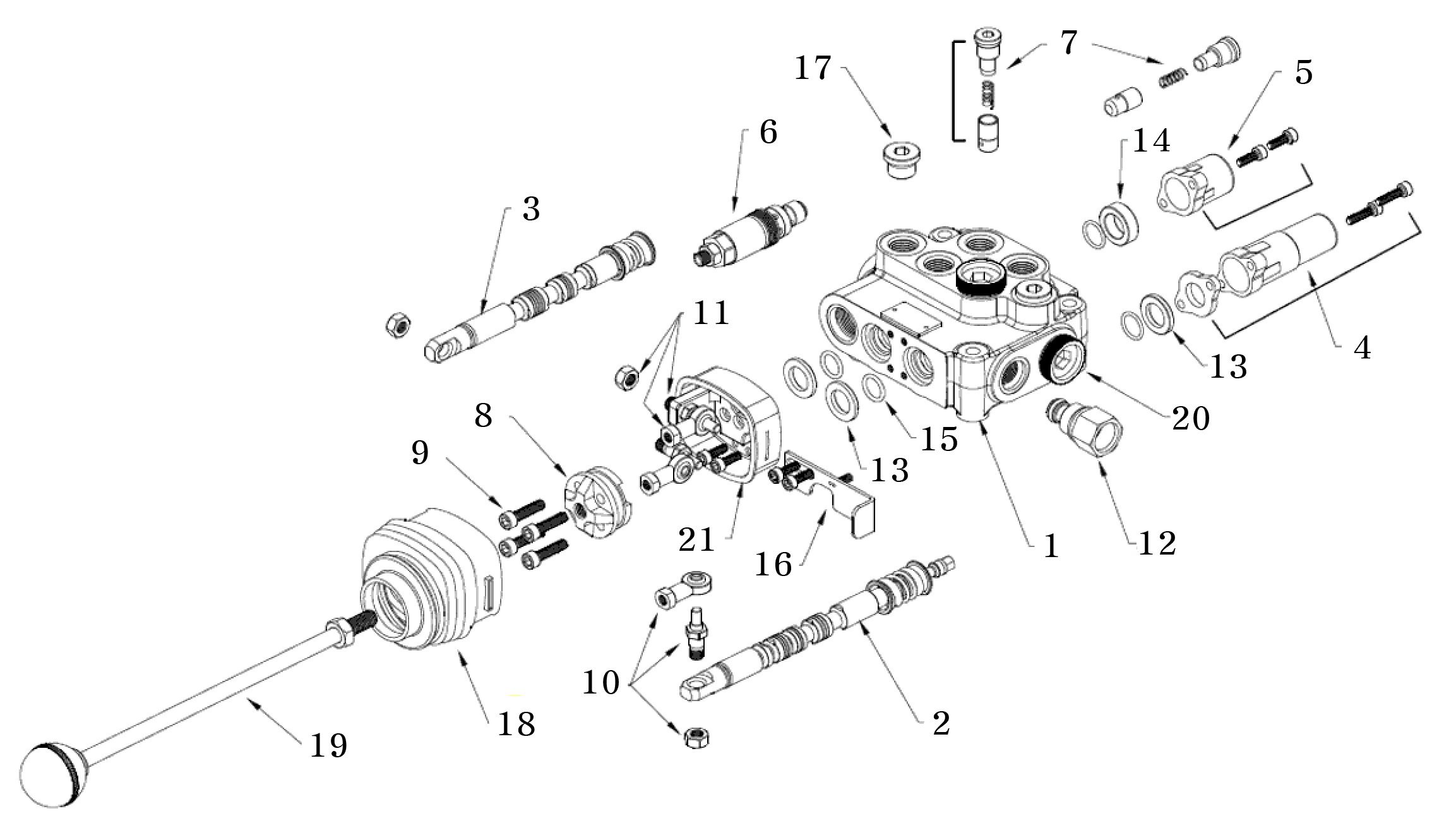 011 - JOYSTICK VALVE ASSY