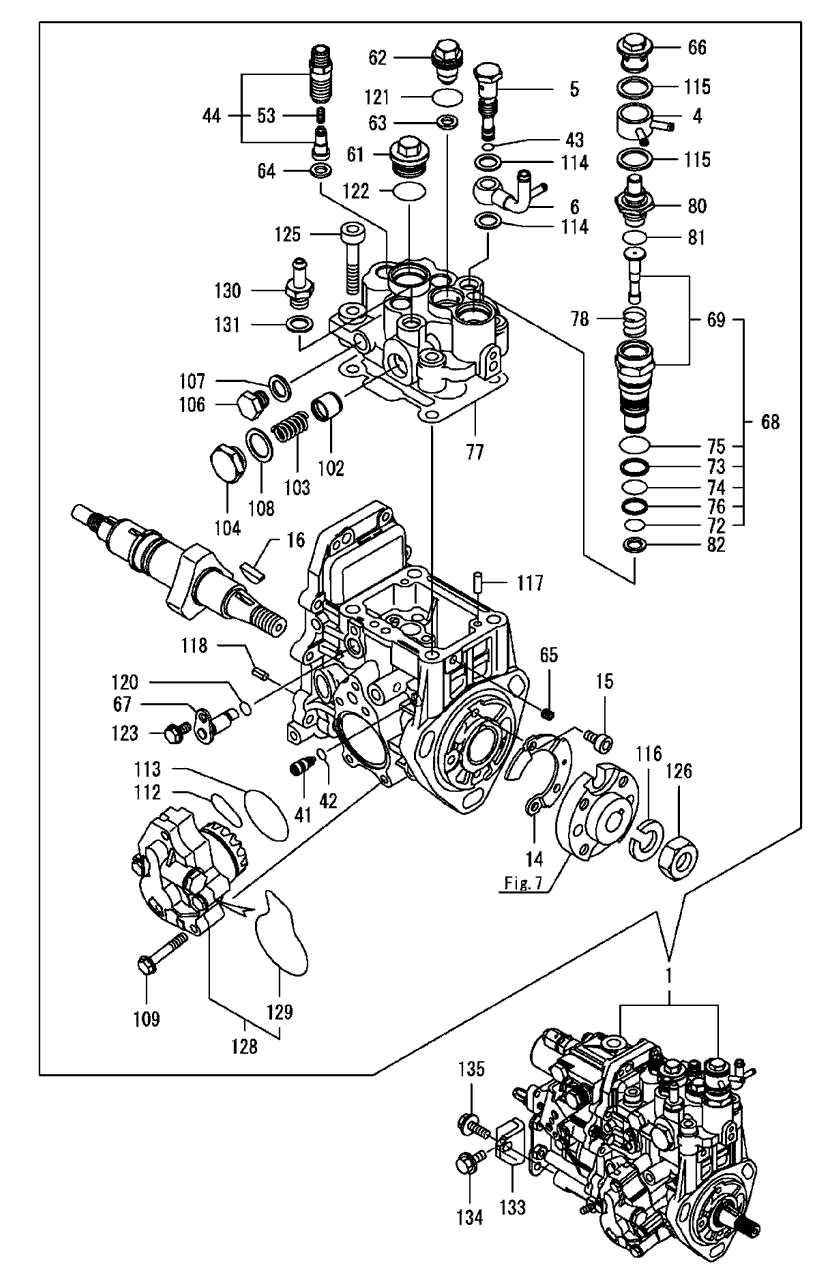 111 - FUEL INJECTION PUMP 111 - FUEL INJECTION PUMP