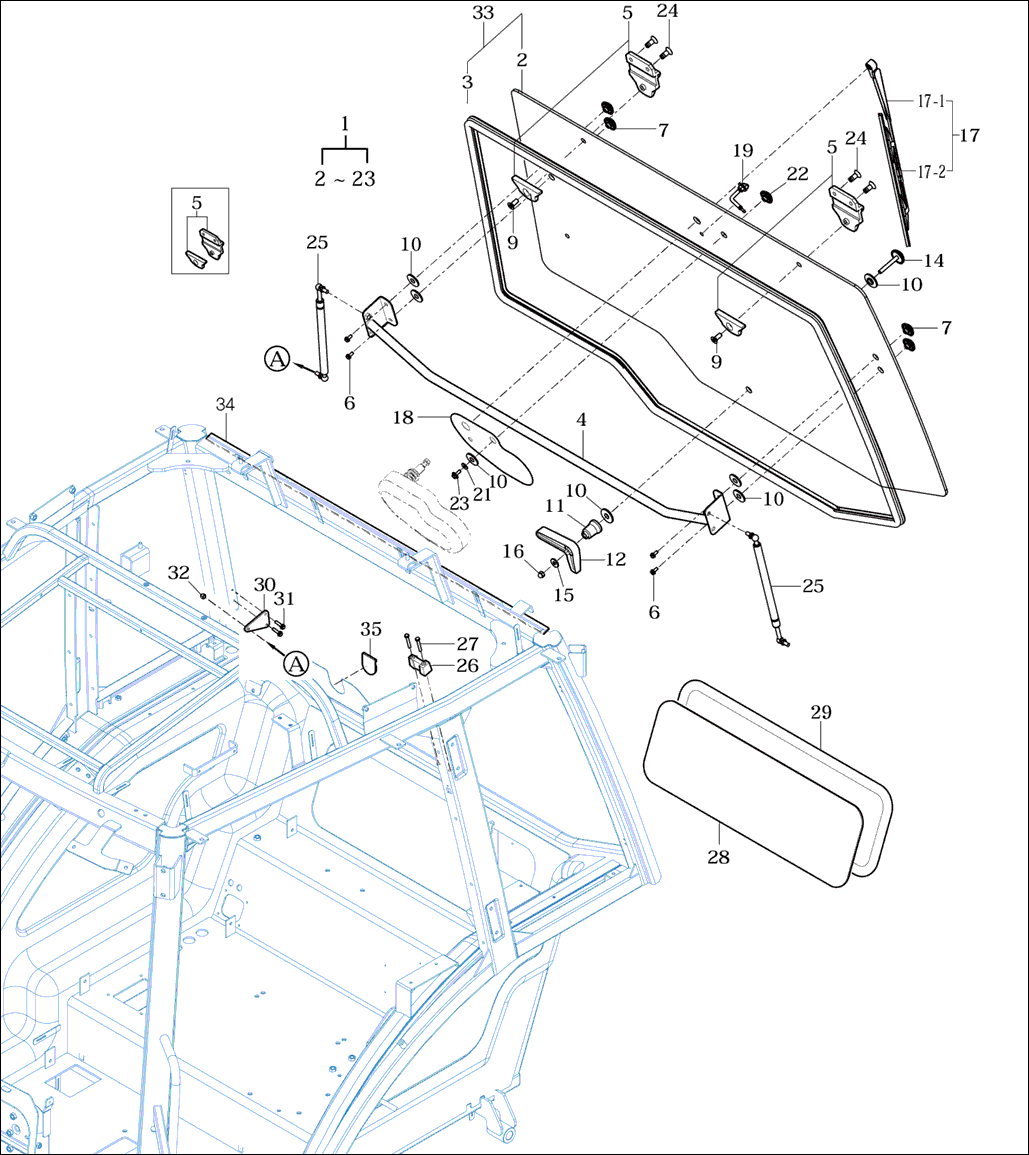 712 - REAR GLASS