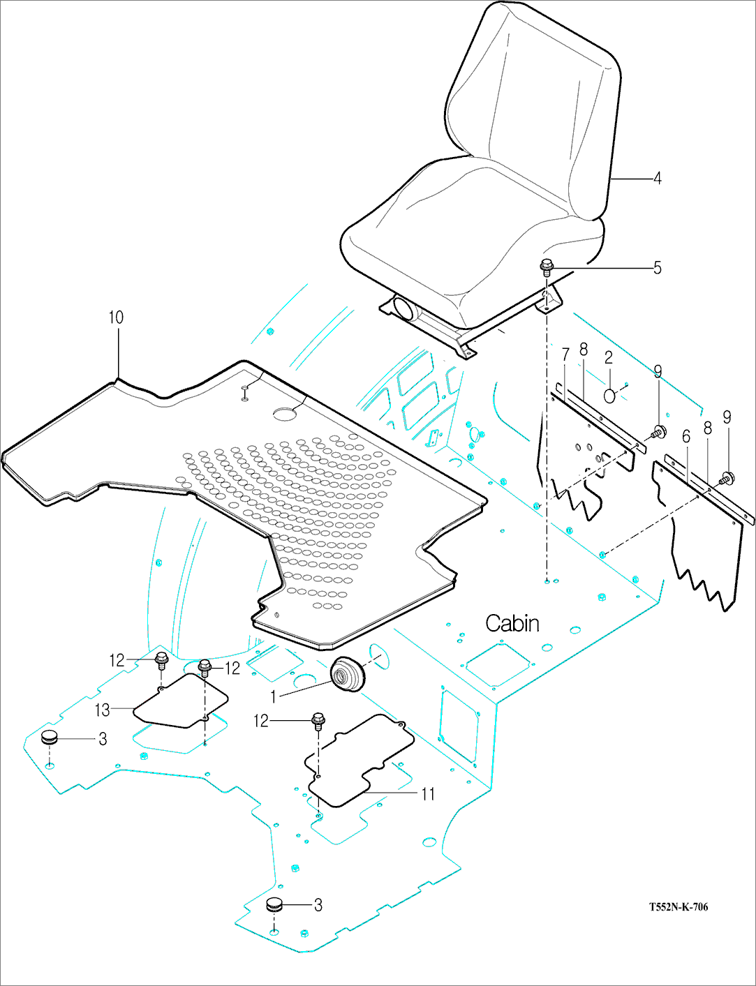 706 - SEATS AND MATS