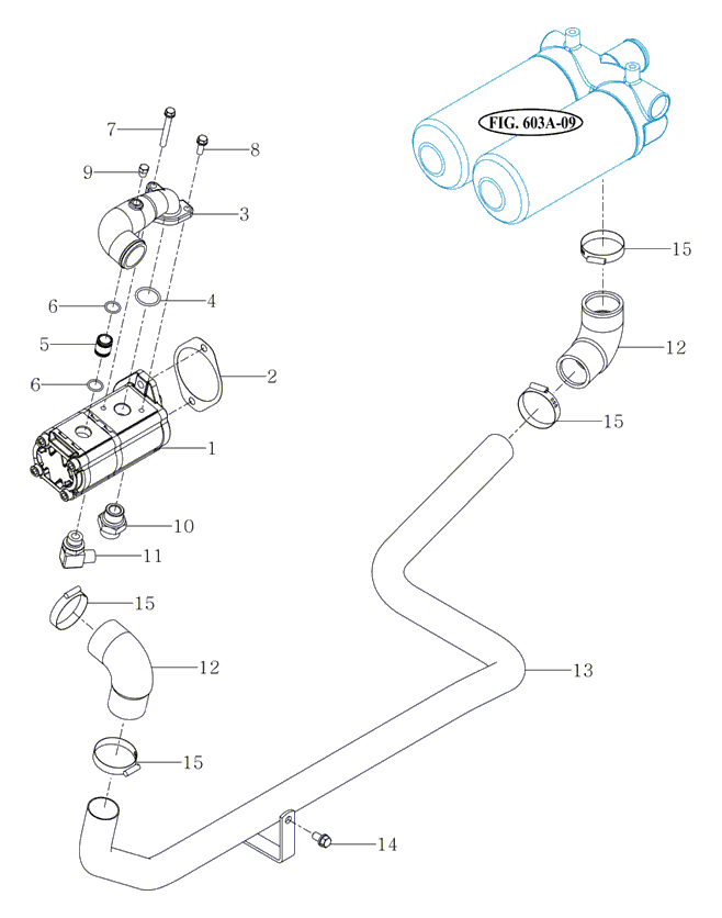 603-2 - GEAR PUMP ASSY