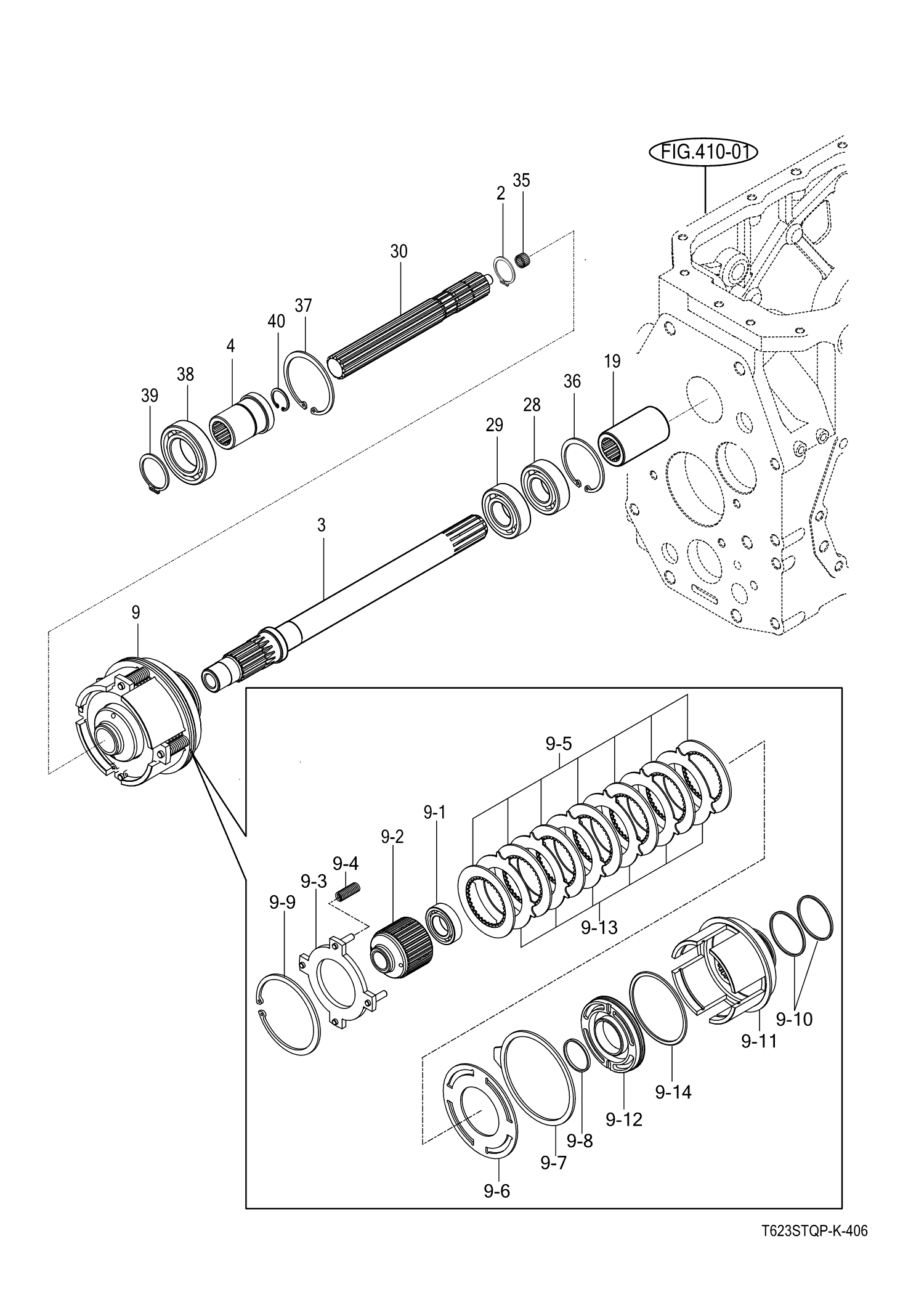 406 - P.T.O DRIVE SHAFT