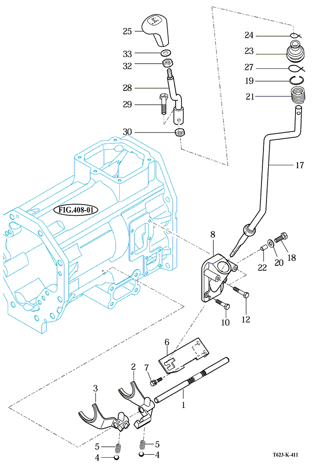 411 - SUB CHANGE SHIFTER 411 - SUB CHANGE SHIFTER