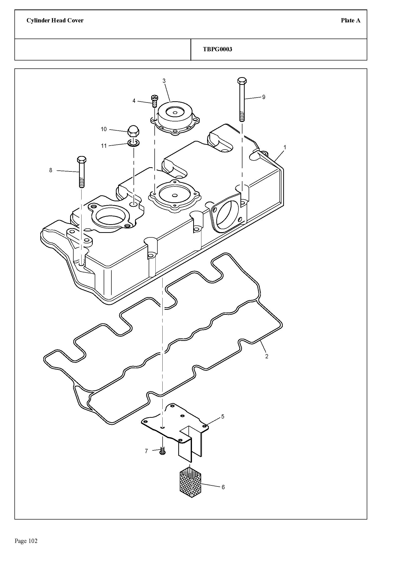 134 - CYLINDER HEAD COVER