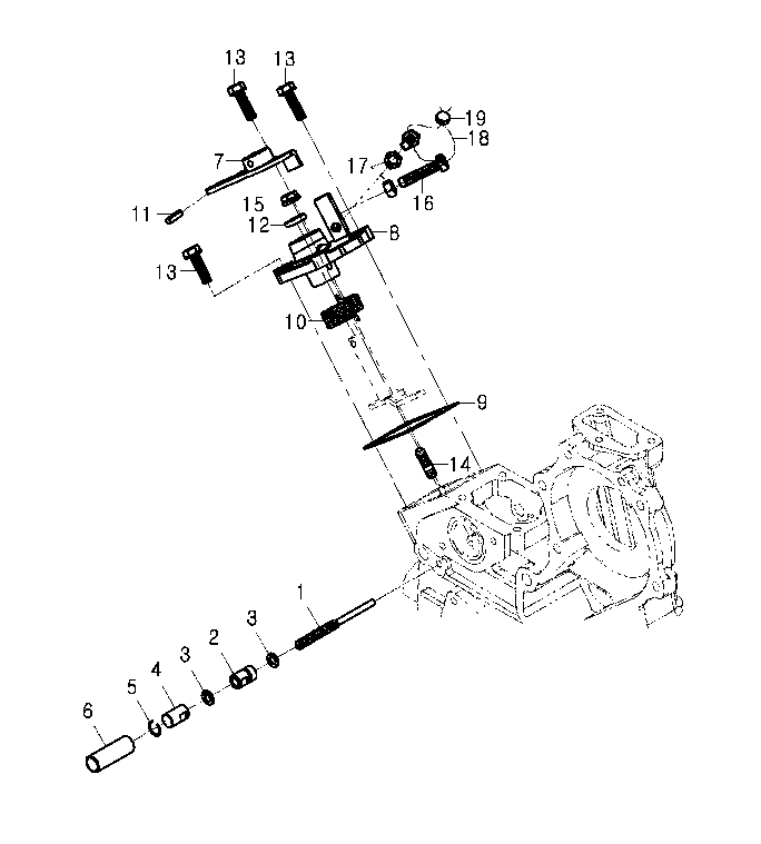 113 - SPEED CONTROL LEVER GROUP