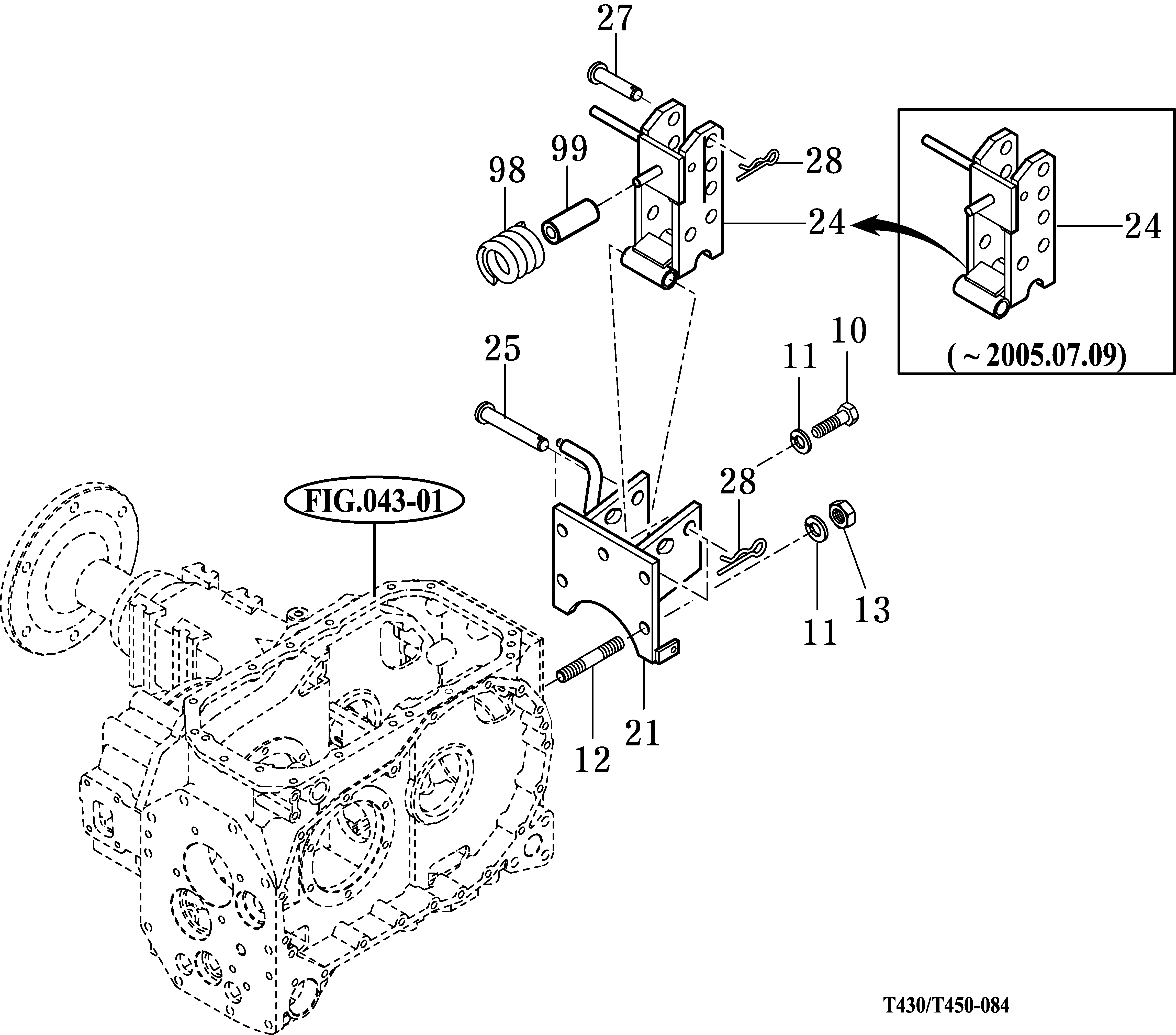 084 - 3-P LINK BRACKET