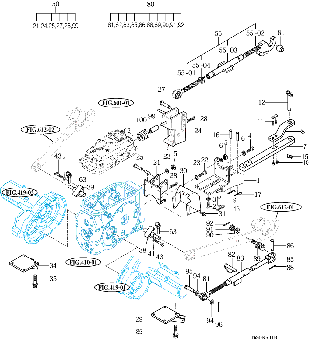 611 - HITCH & 3-POINT LINK