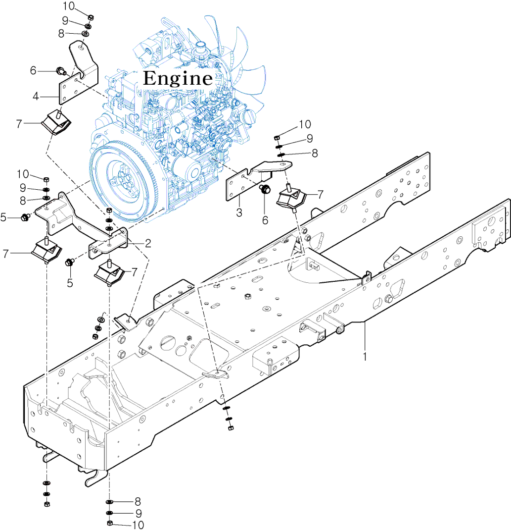 207 - ENGINE MOUNTING