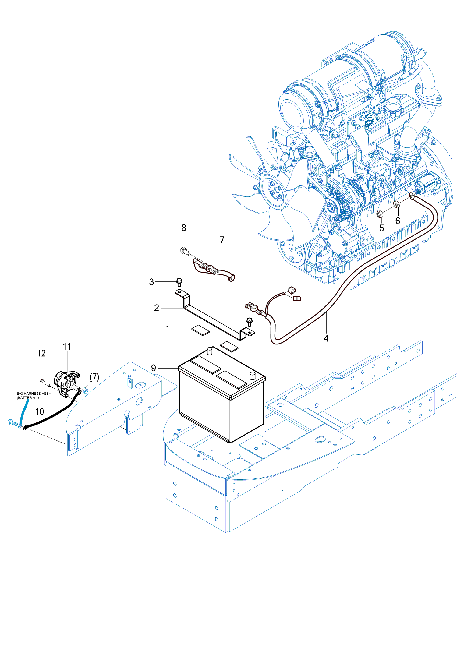 801 - BATTERY MOUNTING