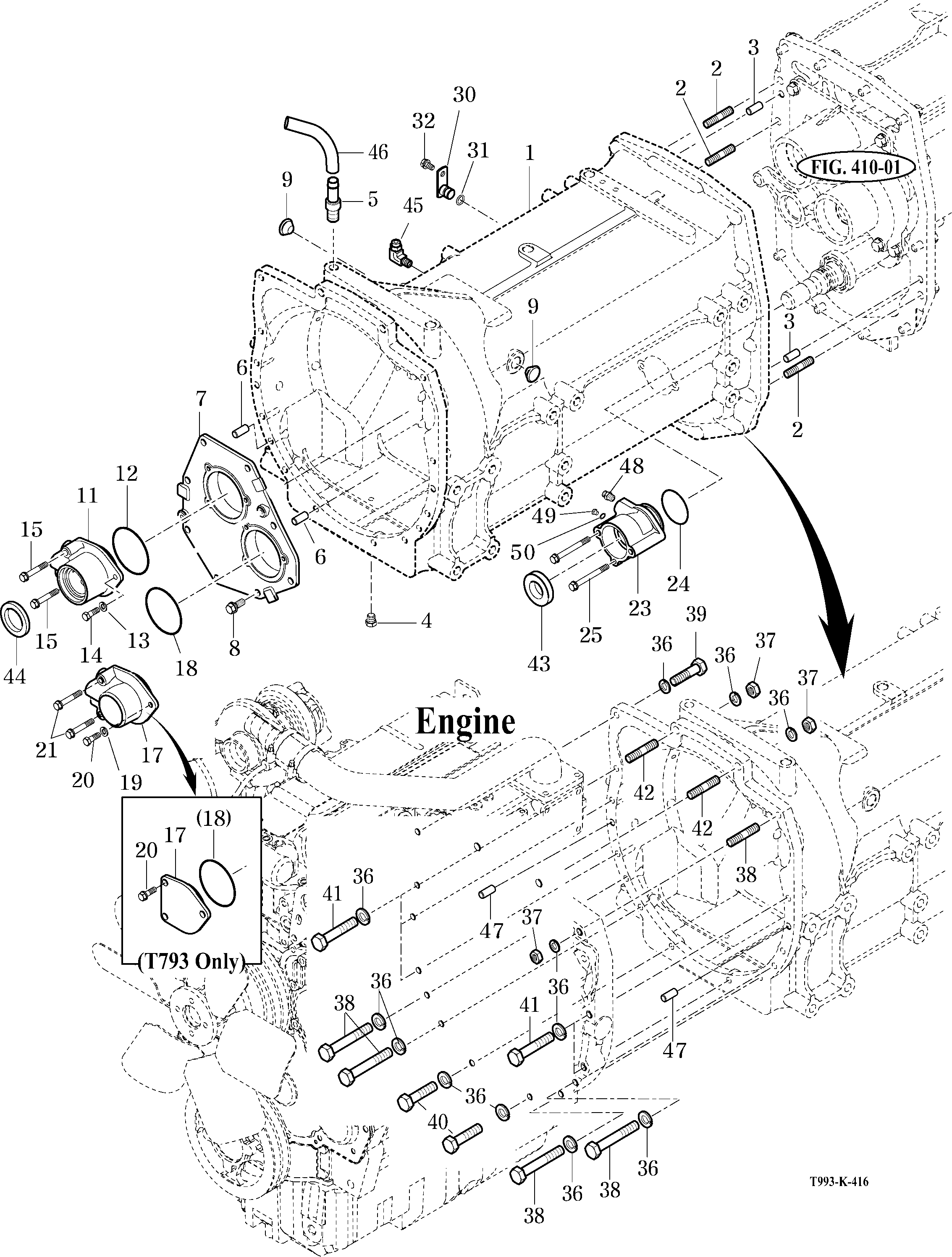 416 - CASE, FR TRANSMISSION