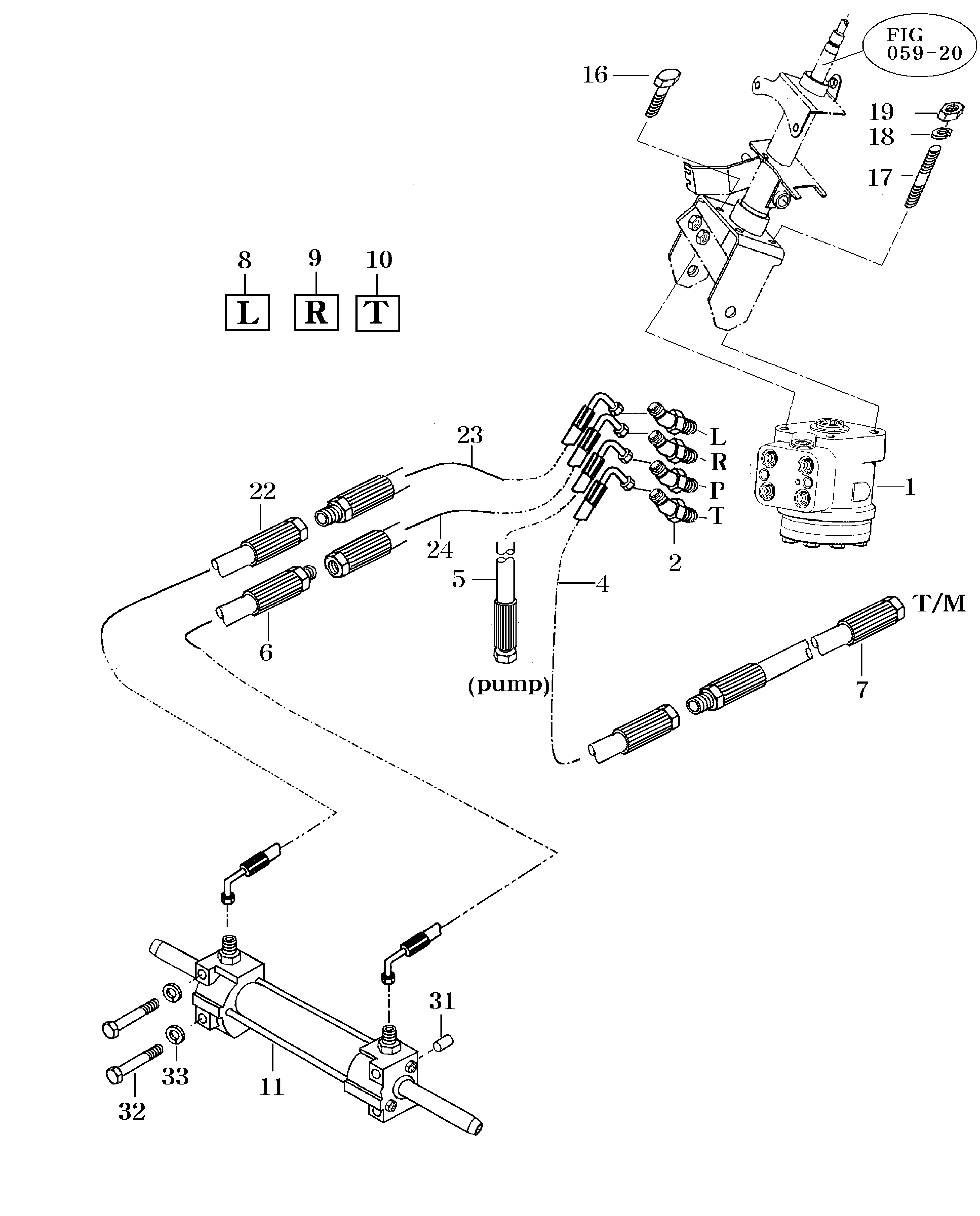 062 - STEERING VALVE & CYLINDER