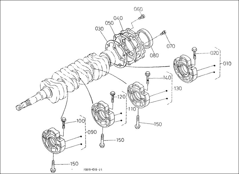 E-100 - MAIN BEARING CASE