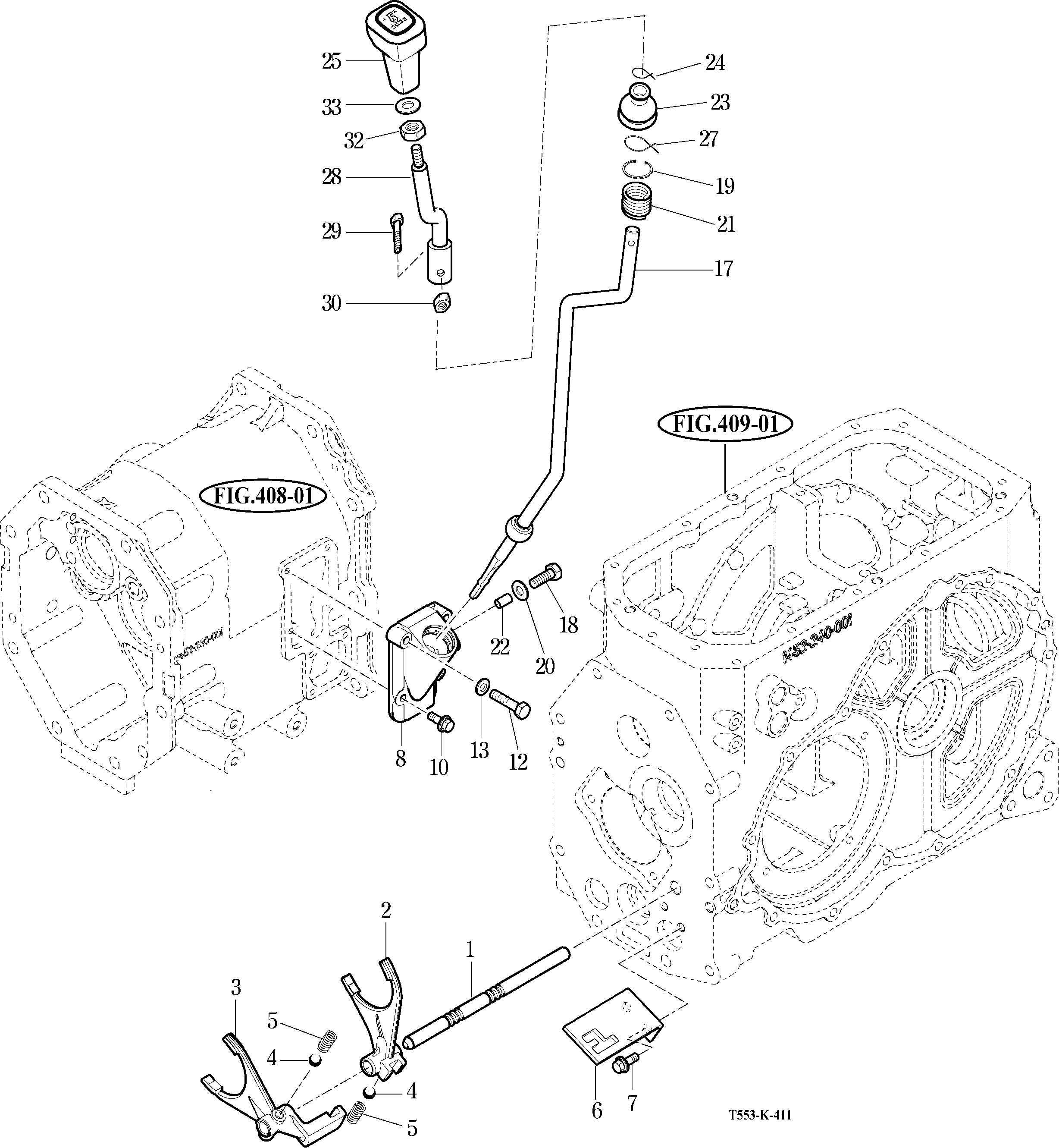411 - SUB CHANGE SHIFTER