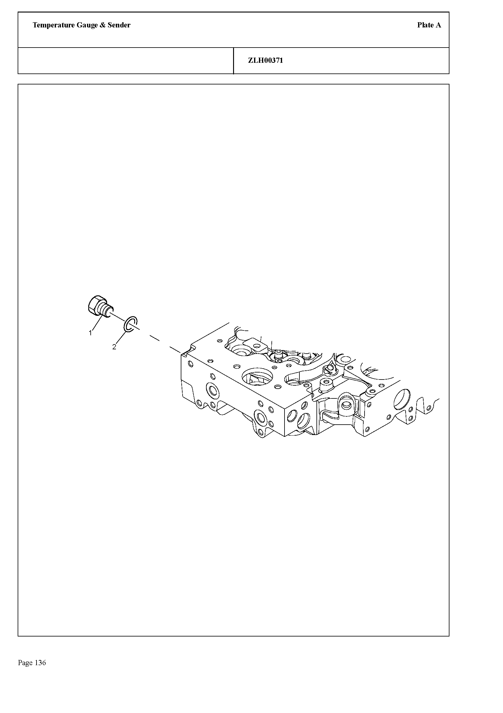 157 - TEMPERATURE GAUGE & SENDER