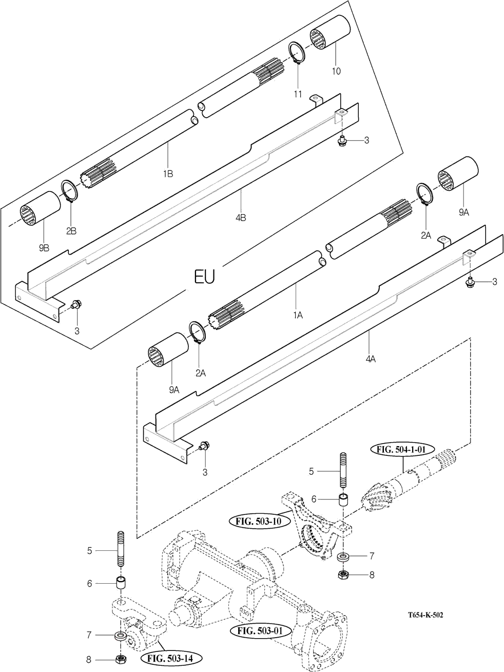 502 - FRONT DRIVE SHAFT