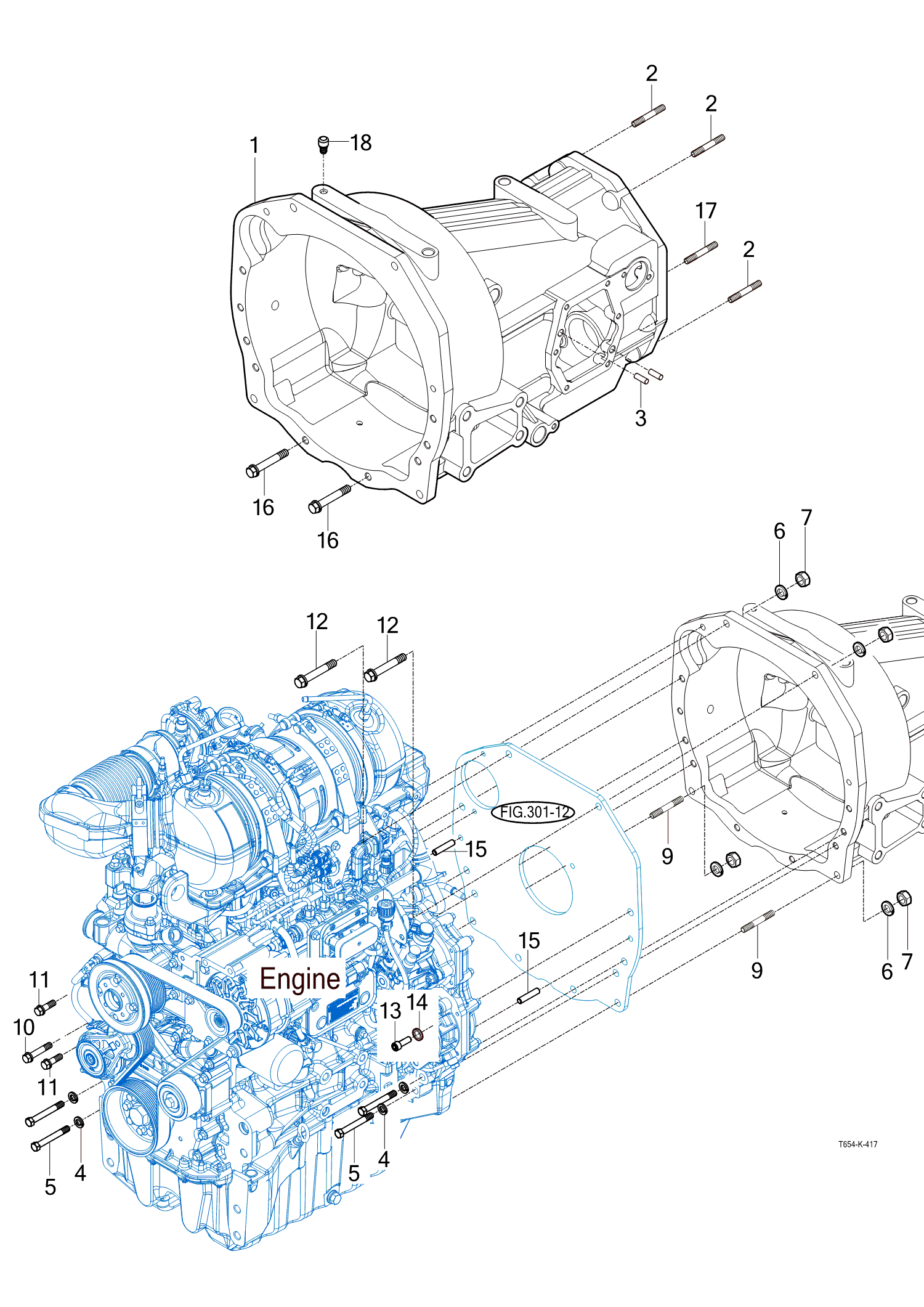 401 - TRANSMISSION FRONT CASE