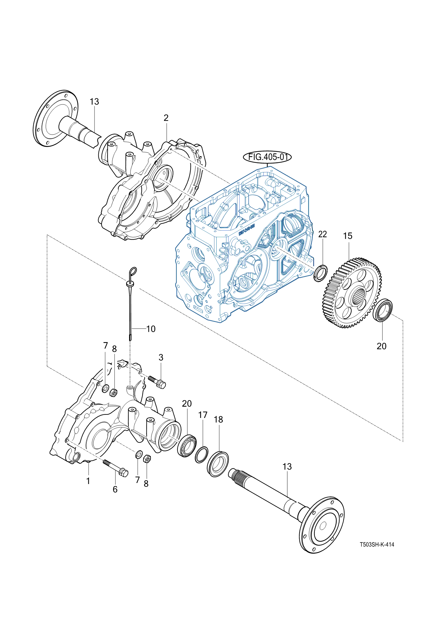 413 - 4WD CHANGE LEVER 413 - 4WD CHANGE LEVER