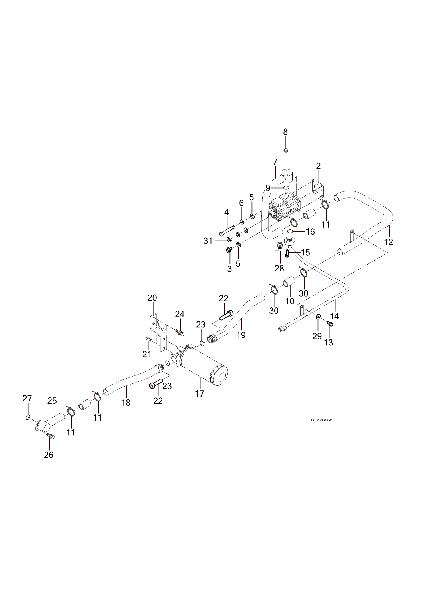 609 - HYDRAULIC PIPE 609 - HYDRAULIC PIPE