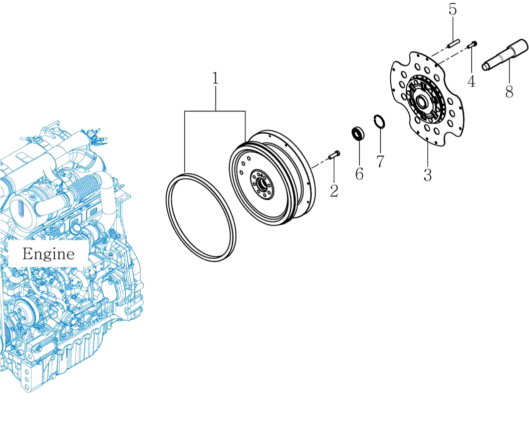 301 - DAMPER FLANGE ASSY